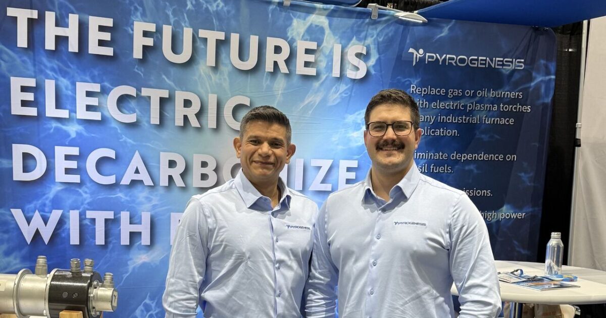 Rio Tinto and Alcoa spotlight PyroGenesis plasma technology at TMS