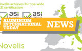 Novelis European sites against ASI Performance Standard and Chain of Custody Standard