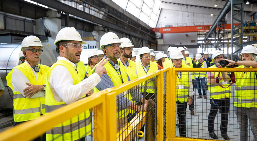 Aludium presents the new L2 rolling mill in its Alicante plant with the most innovative, sustainable, and efficient technology thanks to Siemens