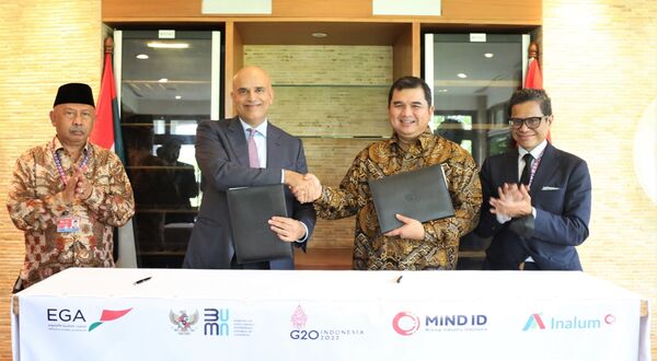 EGA and INALUM sign agreement on potential use of UAE technology and investment in brownfield aluminium smelter expansion in Indonesia