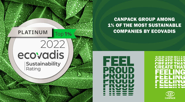 CANPACK Group Awarded Top Platinum Sustainability Rating From EcoVadis