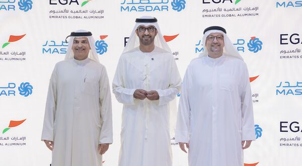 Masdar and EGA form alliance to work together on aluminium decarbonisation and growth through renewables