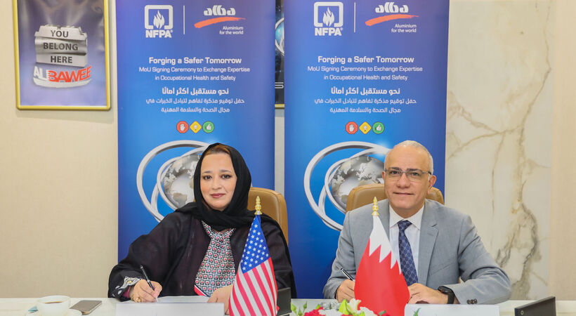 The Aluminium Bahrain agreement marks a three-year strategic partnership with a shared focus on fire prevention and occupational health