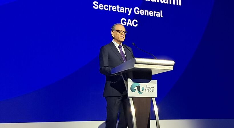 Mahmood Aldailami, Secretary General of the Gulf Aluminium Council, provided the welcome speech at this week's Arabal event.