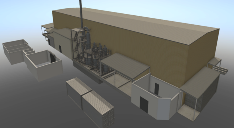 The plant will be constructed at the ALCORE Technology Centre, adjacent to the Rio Tinto aluminium smelter in Bell Bay, Tasmania.