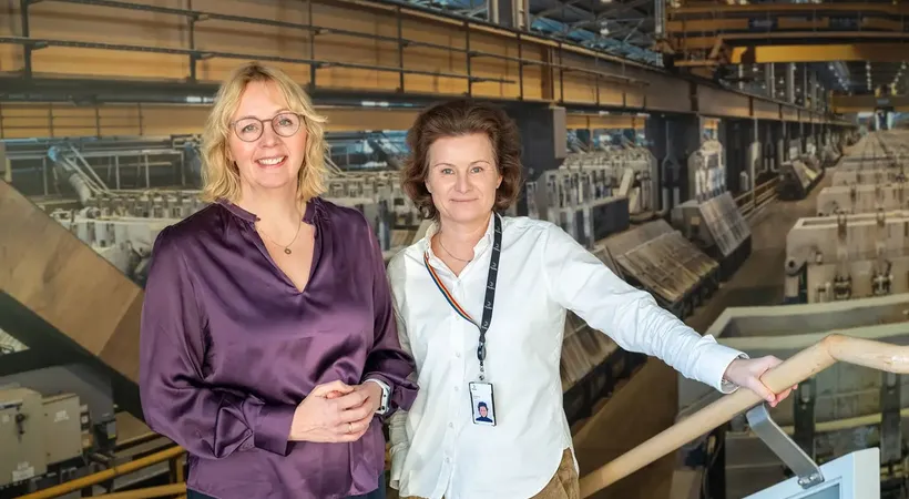 From left to right: CEO of Hafslund Kraft, Kristin Lian, and Executive Vice President of Hydro Energy ,Kari Ekelund Thørud.