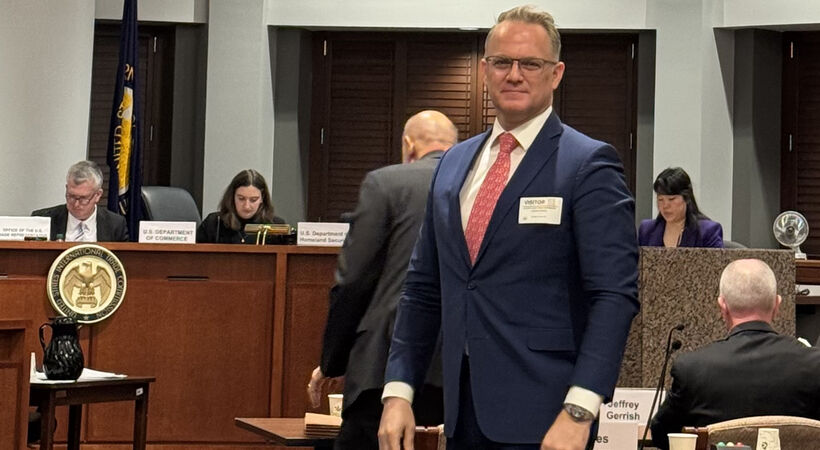 Aluminum Association President and CEO Charles Johnson testified at the public hearing for the Office of the U.S. Trade Representative's Section 301 investigation.