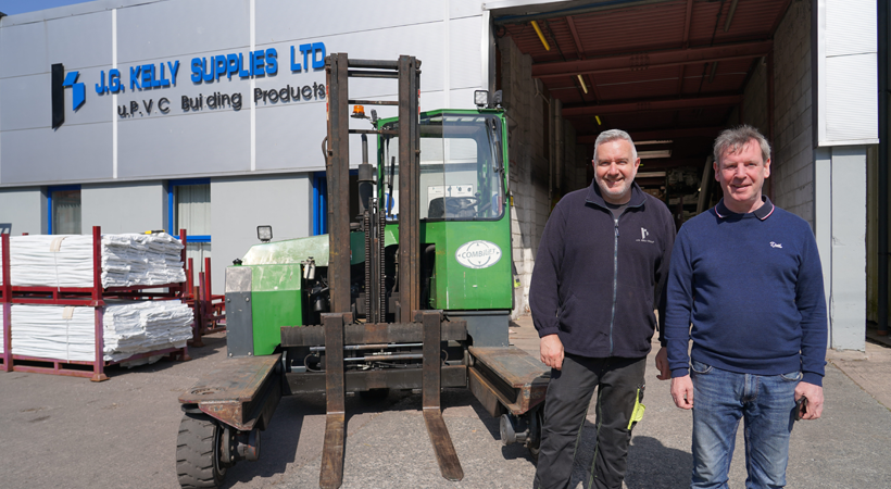 From left to right: Tony McManus, Operator at JG Kelly Supplies, and Paul Kelly, Managing Director at JG Kelly Supplies.