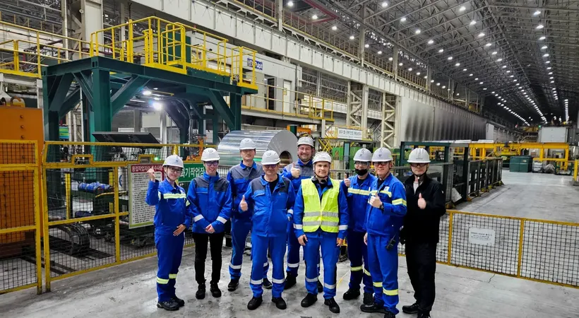 The automation upgrade at Ulsan Aluminum, South Korea from Primetals covered basic and process optimisation systems (Level 1 and Level 2).
