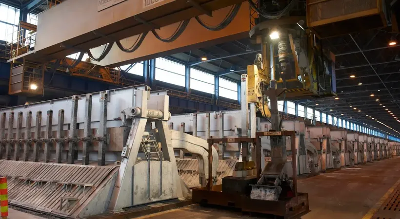 Slovalco invested €100 million to restart aluminium smelting by the end of the year.