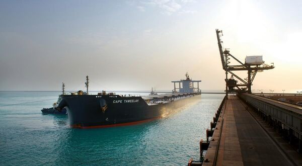 EGA and Abu Dhabi Ports welcome largest bulk cargo ship to ever call at Khalifa Port