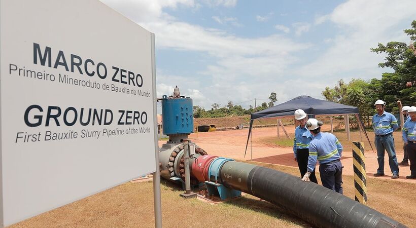 Hydro resumes bauxite pipeline operation in Brazil