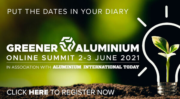 The early bird delegate rate for the Greener Aluminium Online Summit expires on 2nd April